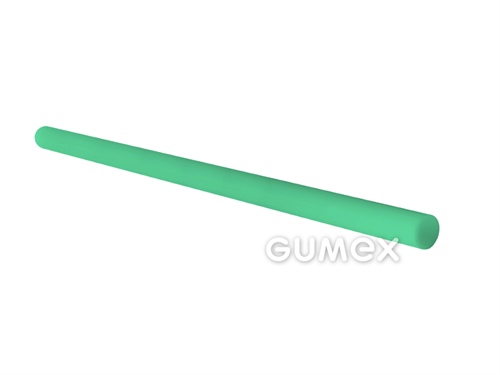 Polyetylenová tyč SIMONA PE 1000, průměr 20mm, reálný průměr 20,2-21,2mm, délka 2000mm, FDA, 60°ShD, PE extrudovaná, -260°C/+80°C, zelená